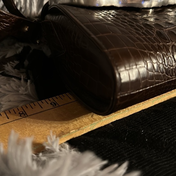 Glen Miller for Ann Turk made in USA. Croc embossed handbag. With dust bag - Picture 4 of 13